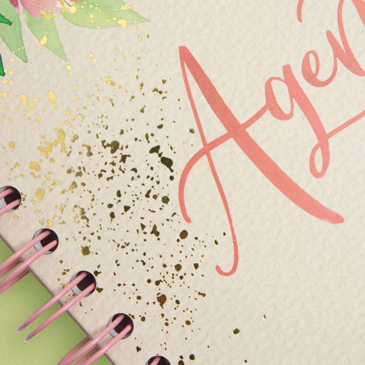 Diary Finocam THE FLOWER JOURNAL A5 15,5 x 21,2 cm Pink 2026-1