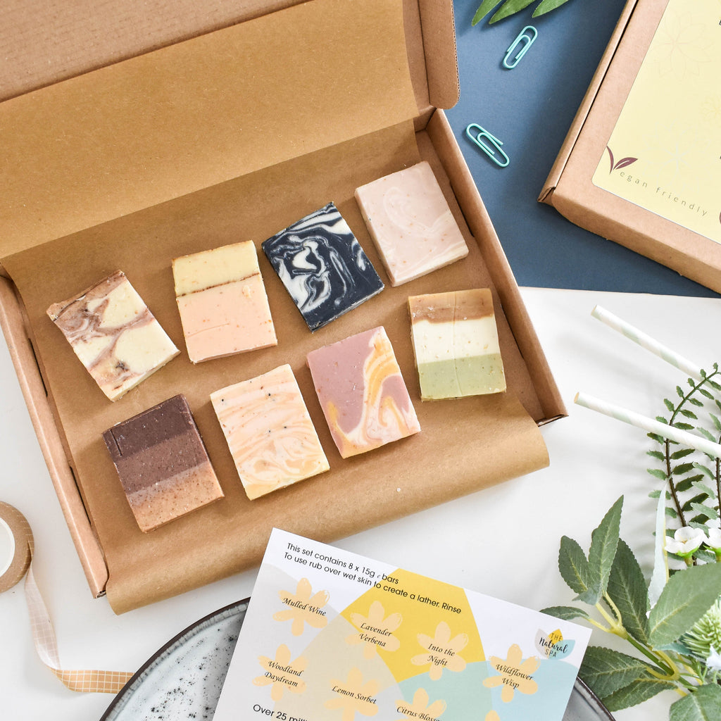 Soap Sampler Gift Set -  8 x 15g  Mini Travel Soaps - Letterbox Sized gift set-0