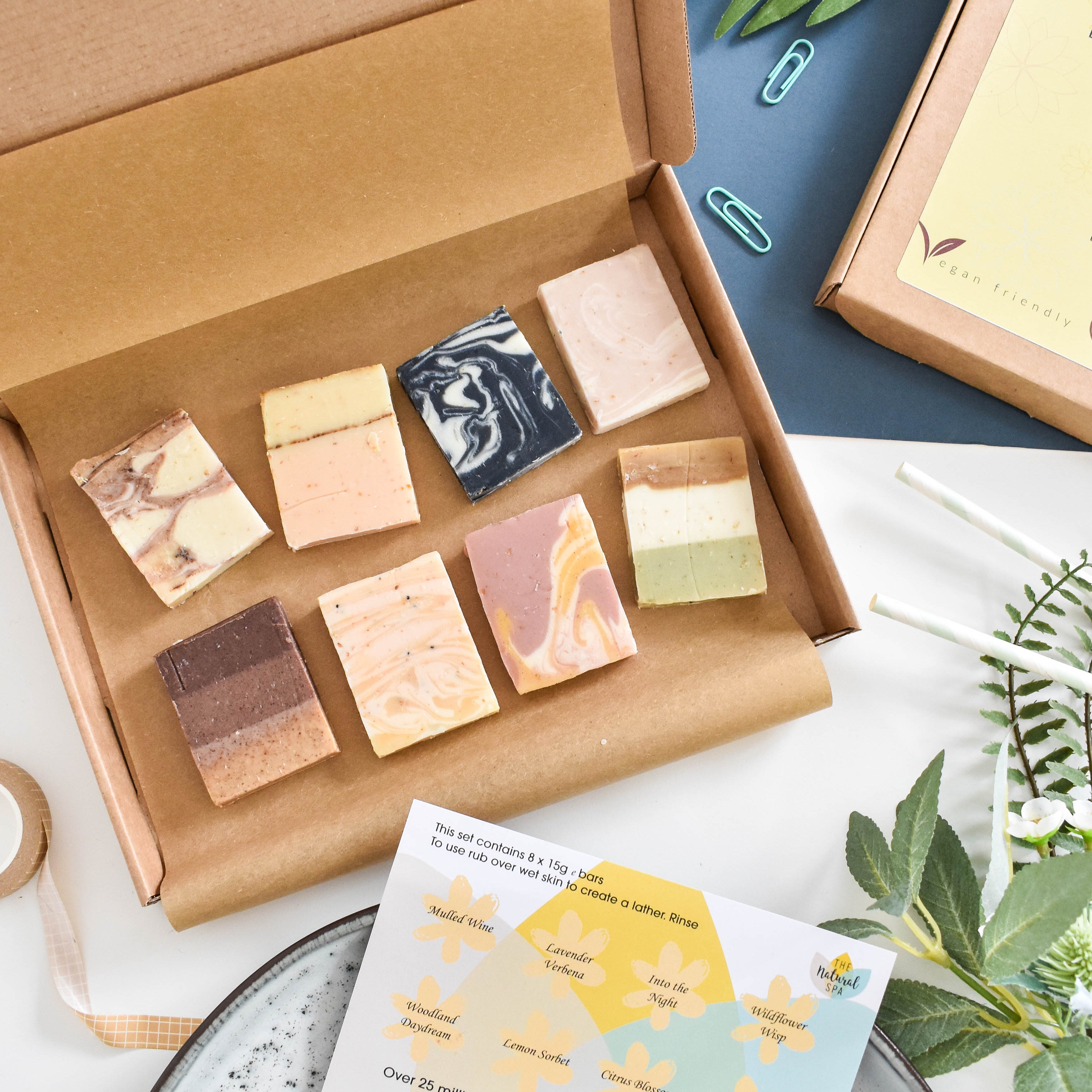 Soap Sampler Gift Set -  8 x 15g  Mini Travel Soaps - Letterbox Sized gift set-0