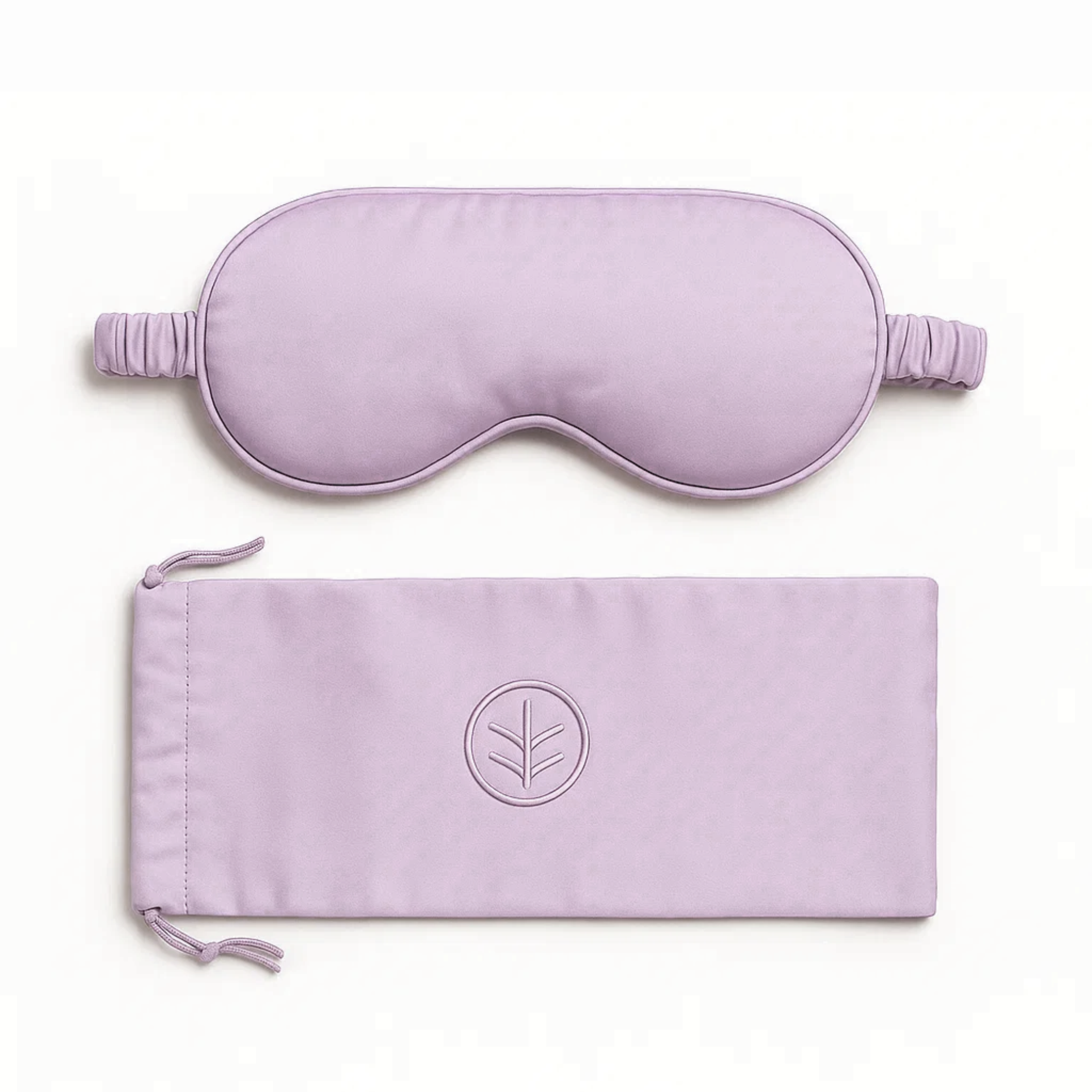 Essential Silk Sleep Eye Mask in Blush (Eucalyptus Silk)-0