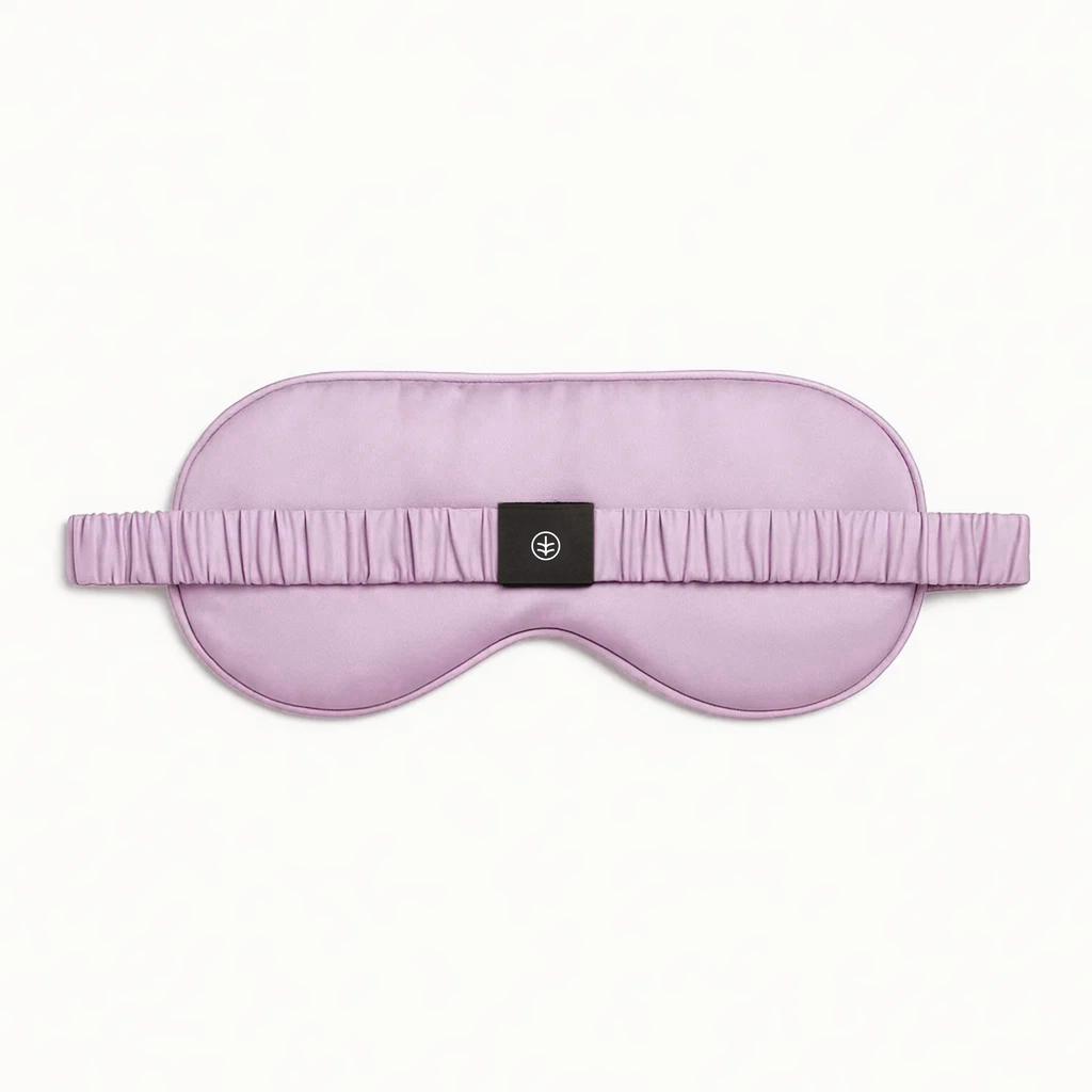 Essential Silk Sleep Eye Mask in Blush (Eucalyptus Silk)-2