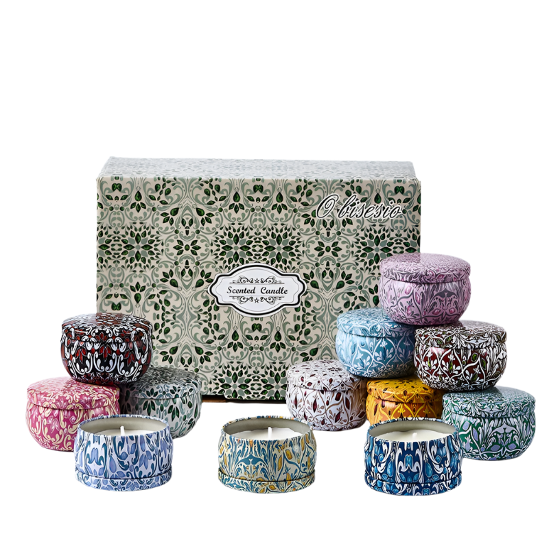 12-Pack Scented Soy Candles Set Natural Aromatherapy Candles-0