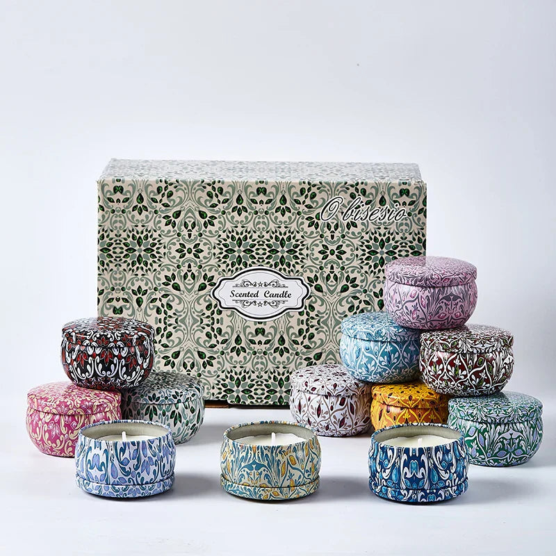 12-Pack Scented Soy Candles Set Natural Aromatherapy Candles-1