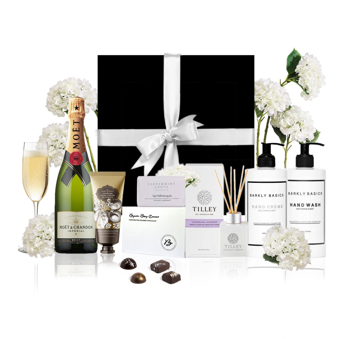 Self Care with Champagne Gift Hamper-1