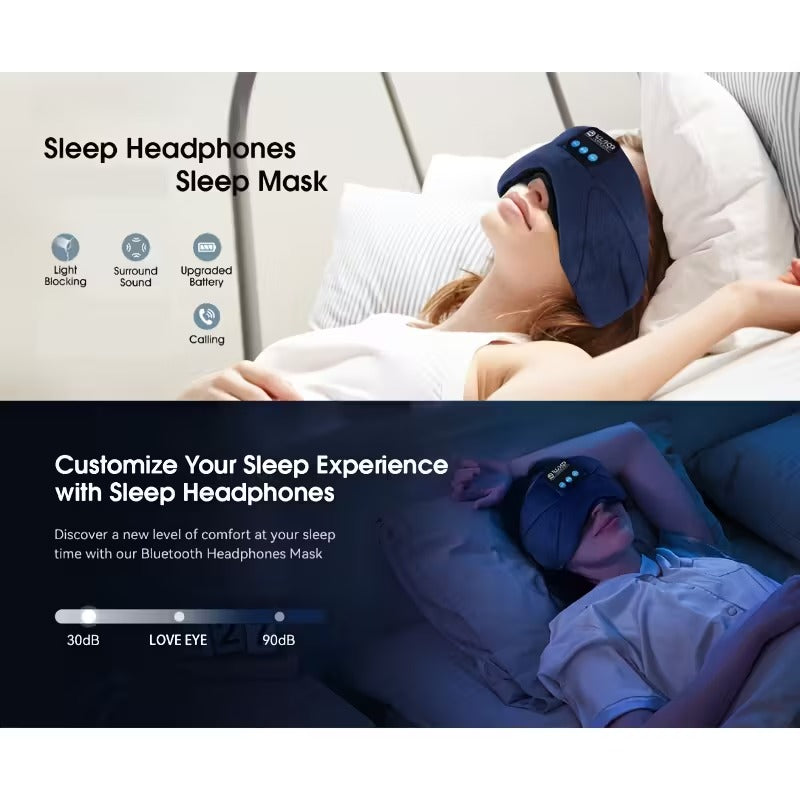 NNETM Wireless Sleep Mask Headphones with HD Sound-2