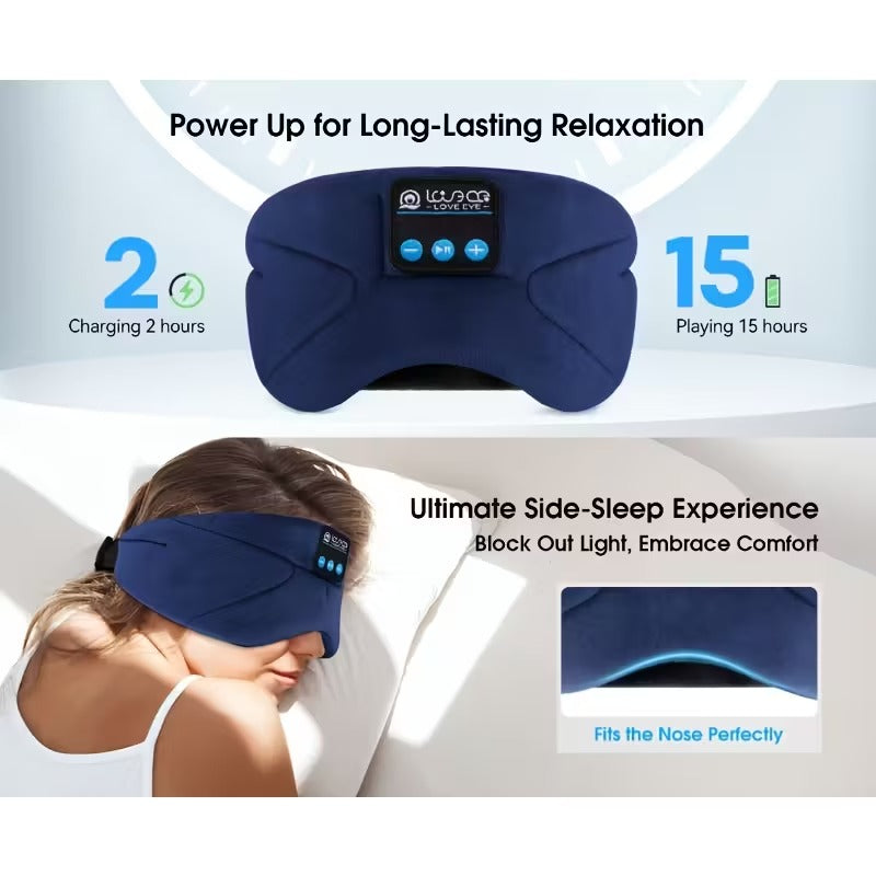 NNETM Wireless Sleep Mask Headphones with HD Sound-3