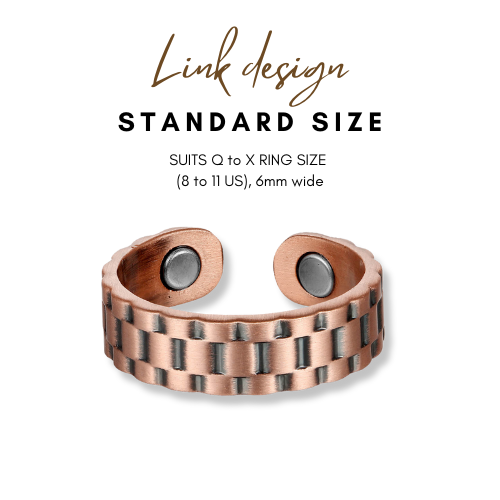 Pure Copper Magnetic Therapy Ring-10