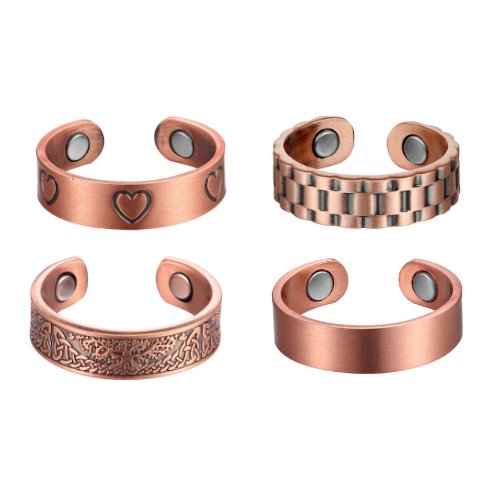 Pure Copper Magnetic Therapy Ring-0