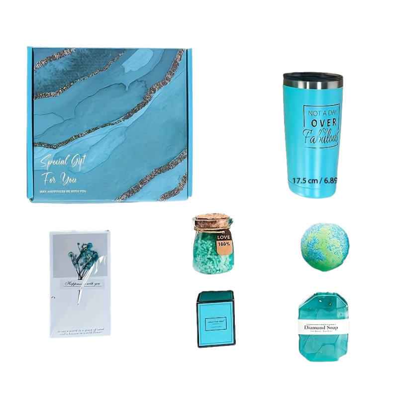 Spa Gift Box Sandalwood Scent Set for Women-0